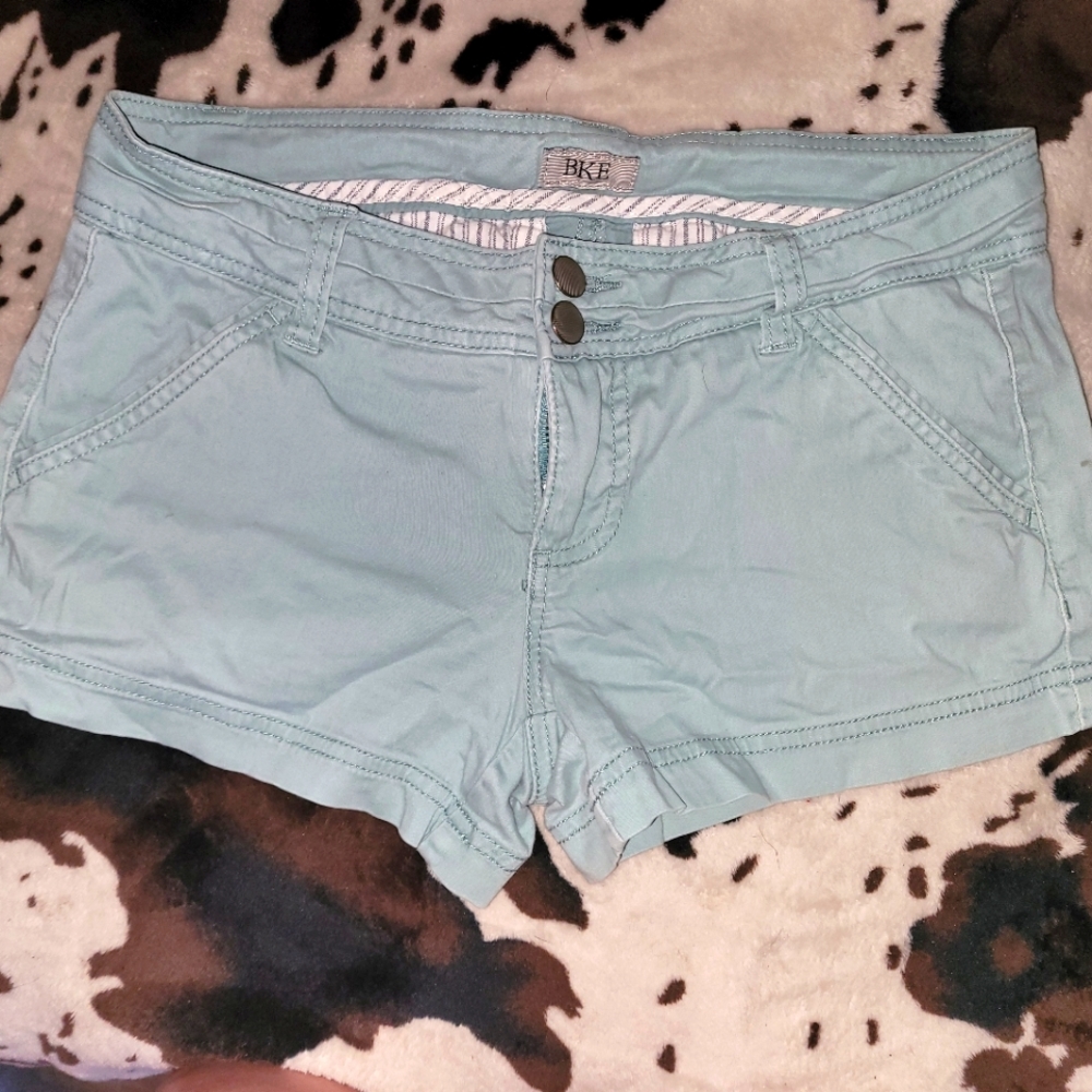 Bke teal shorts size 26